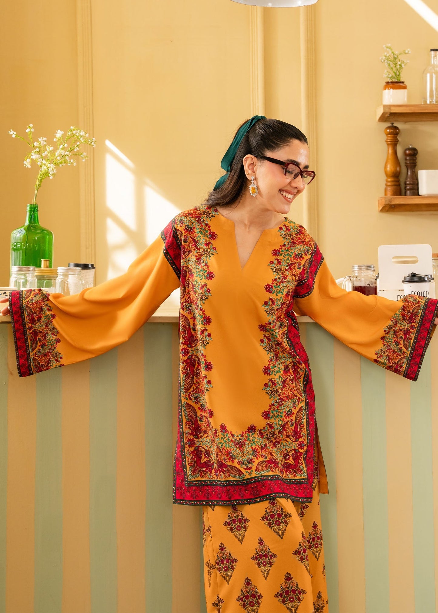 Maria Osama Khan | Retro 26 |  Eden - Luxury Dress - available at Maria Faisal in UK and USA.