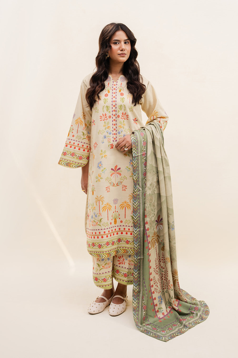 MUTED MACCHIATO - MWS5828 – authentic Pakistani dress from the Latte Layers Pret collection for women in the UK