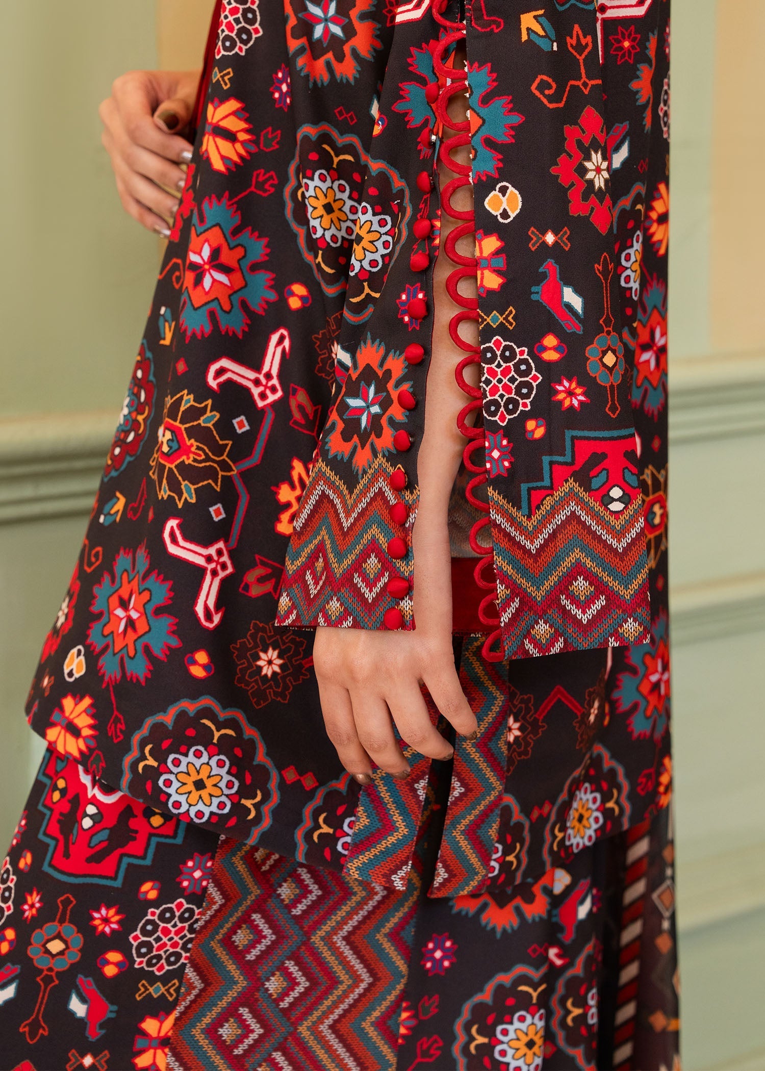 Maria Osama Khan | Retro 26 | Eliora - Luxury Dress - available at Maria Faisal in UK and USA.