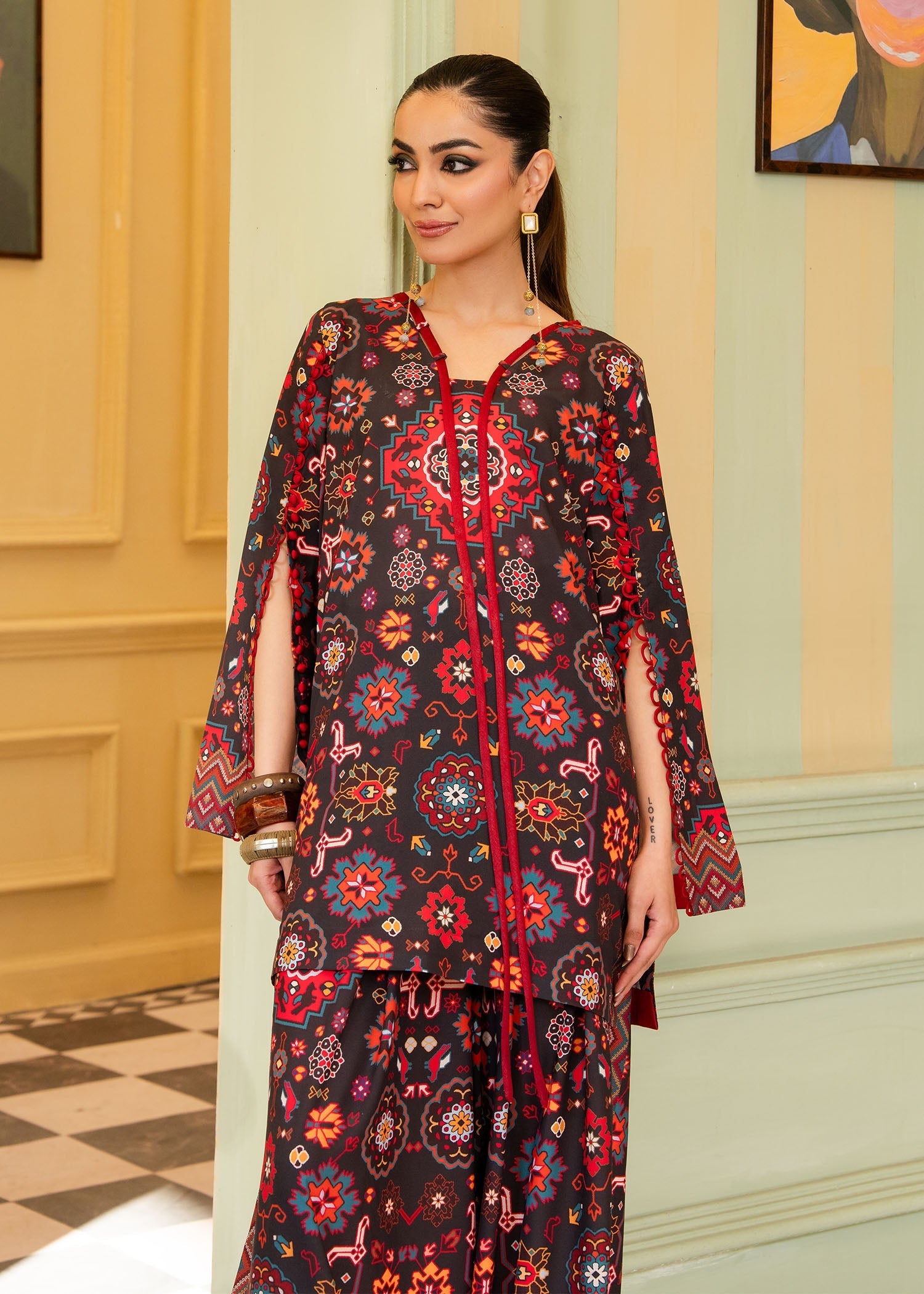 Maria Osama Khan | Retro 26 | Eliora - Luxury Dress - available at Maria Faisal in UK and USA.