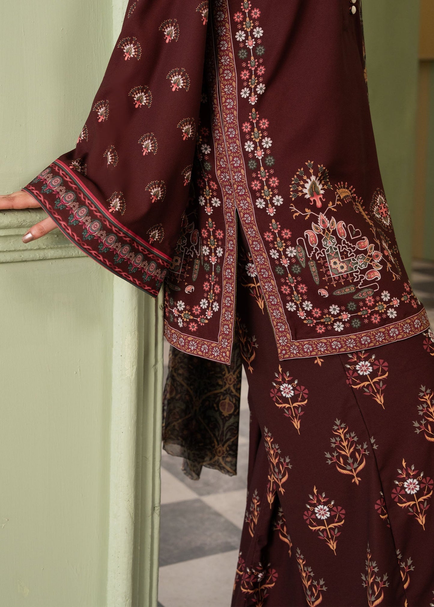 Maria Osama Khan | Retro 26 | Haze - Luxury Dress - available at Maria Faisal in UK and USA.
