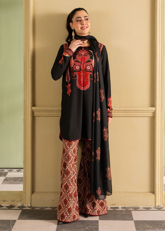 Maria Osama Khan | Retro 26 | Fiora - Luxury Dress - available at Maria Faisal in UK and USA.