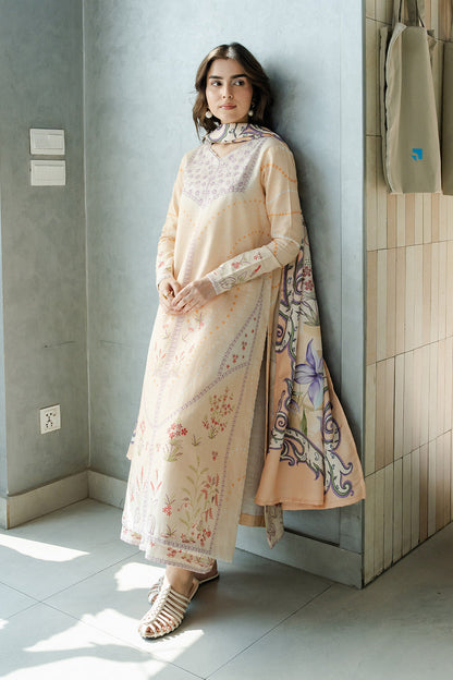 SILKEN STEAM - MWS5829 – authentic Pakistani dress from the Latte Layers Pret collection for women in the UK