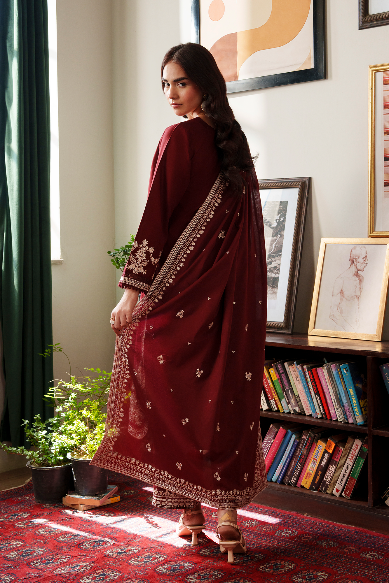 Rajbari | Exclusive Pret | Meher - Luxury Dress - available at Maria Faisal in UK and USA.