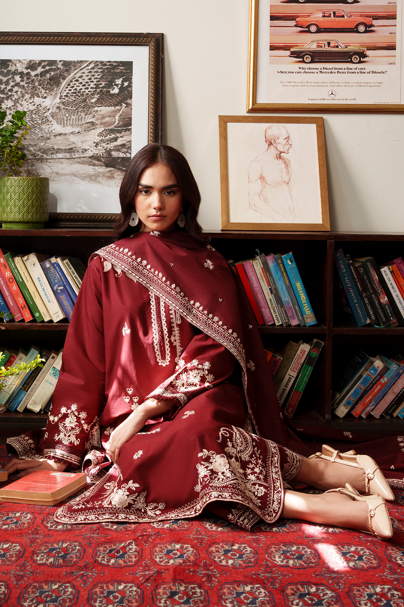 Rajbari | Exclusive Pret | Meher - Luxury Dress - available at Maria Faisal in UK and USA.