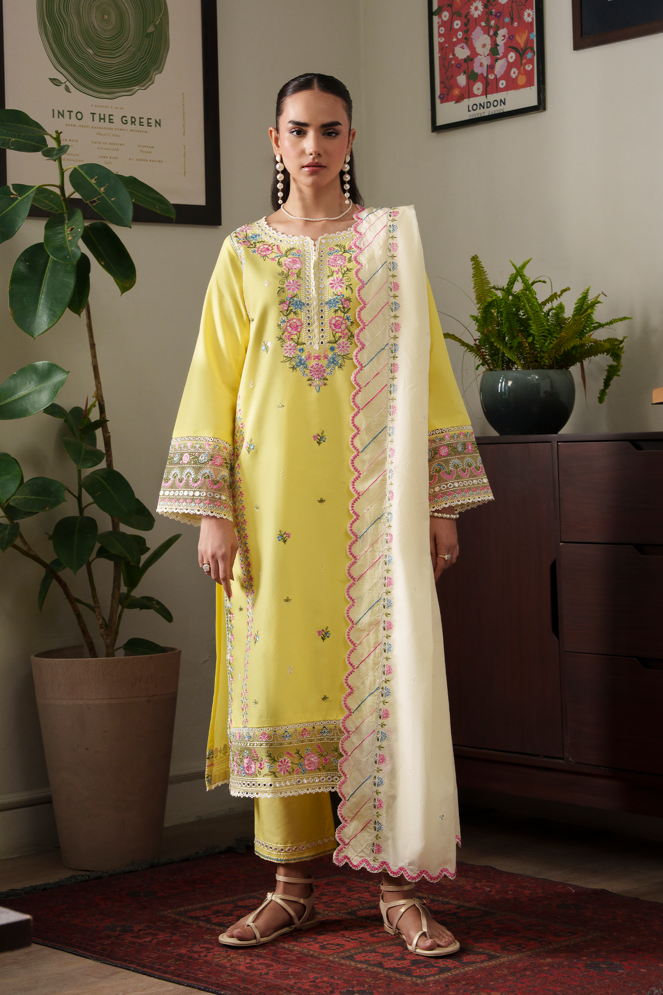 Rajbari | Exclusive Pret | Reya - Luxury Dress - available at Maria Faisal in UK and USA.