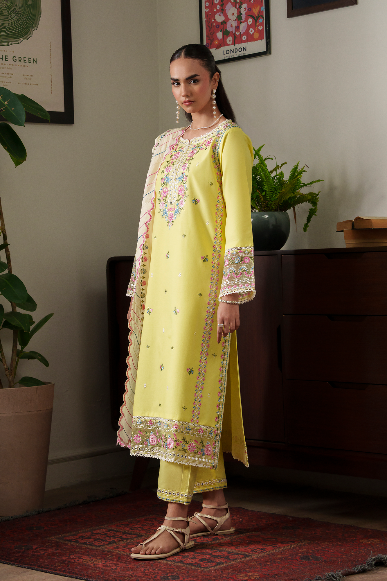 Rajbari | Exclusive Pret | Reya - Luxury Dress - available at Maria Faisal in UK and USA.