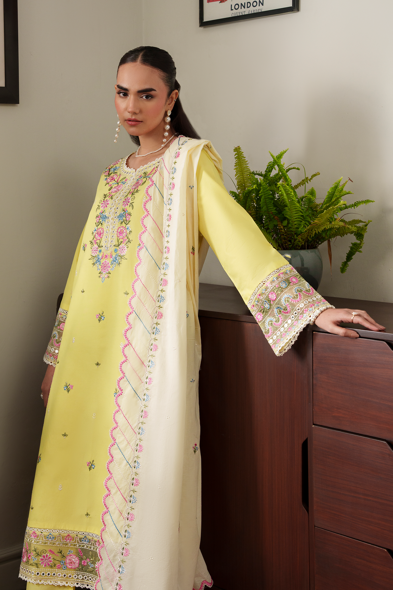 Rajbari | Exclusive Pret | Reya - Luxury Dress - available at Maria Faisal in UK and USA.