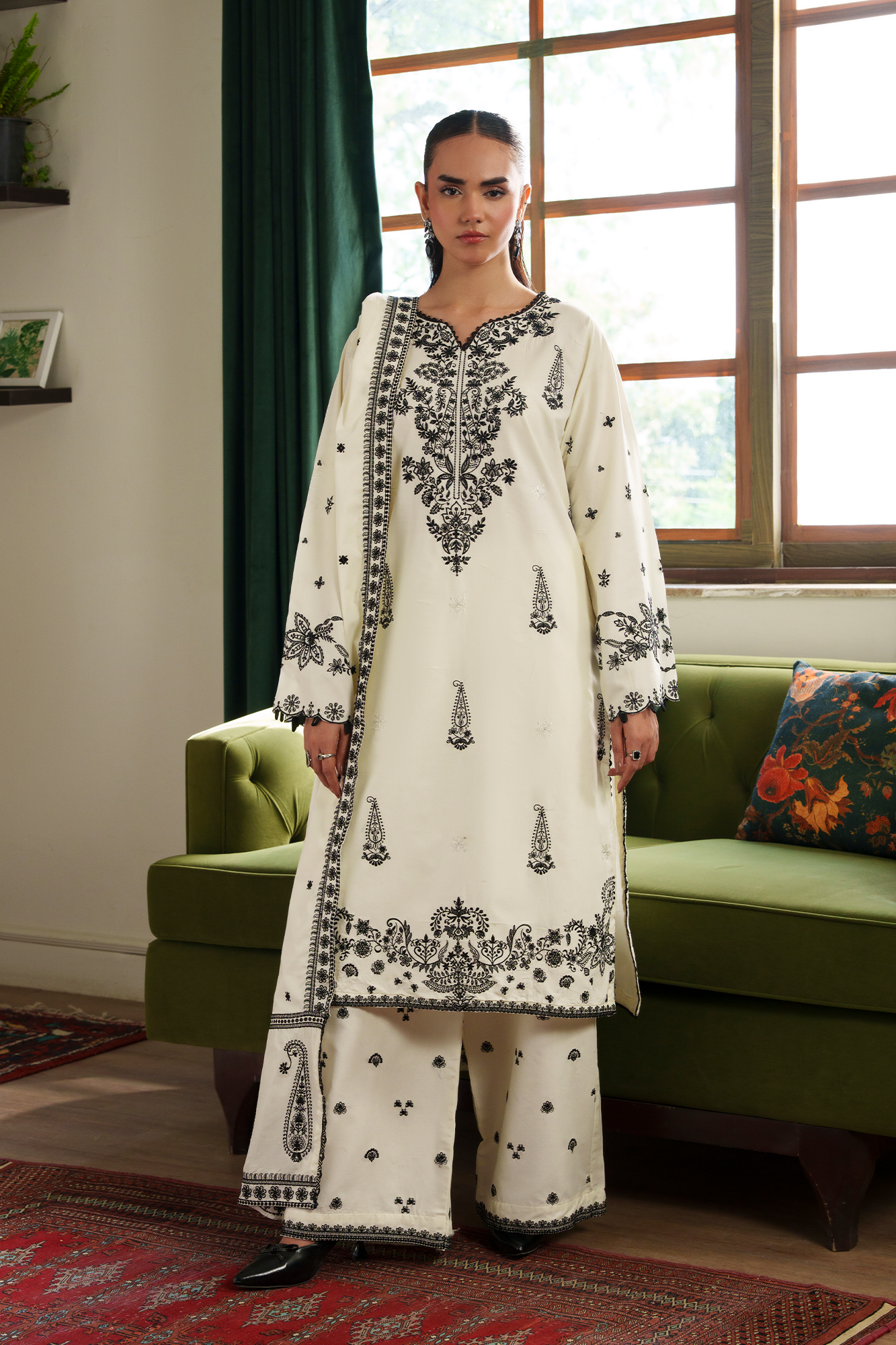 Rajbari | Exclusive Pret | Seren - Luxury Dress - available at Maria Faisal in UK and USA.