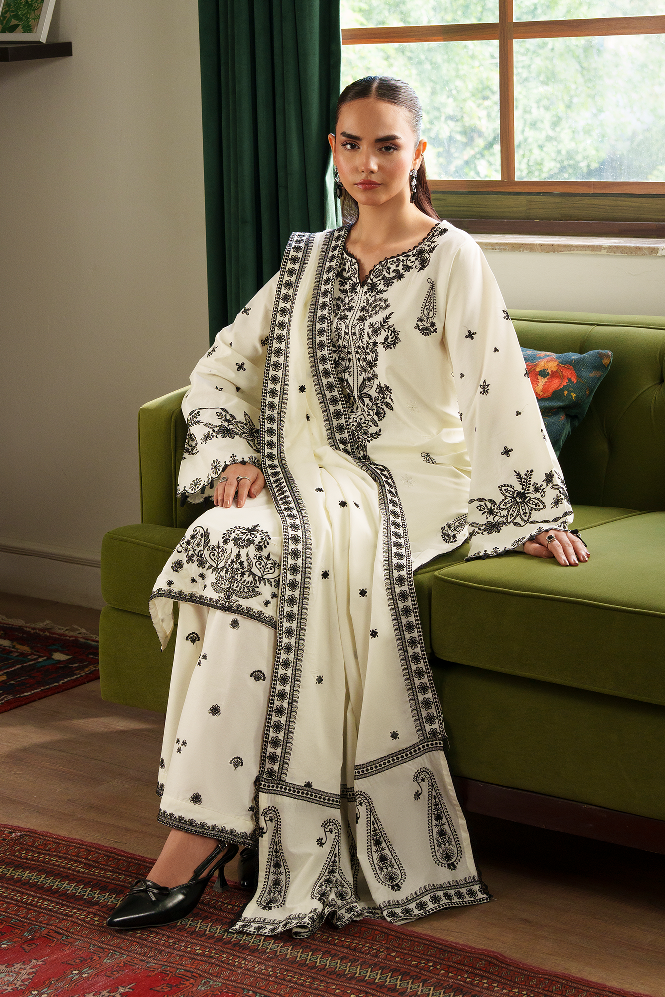 Rajbari | Exclusive Pret | Seren - Luxury Dress - available at Maria Faisal in UK and USA.
