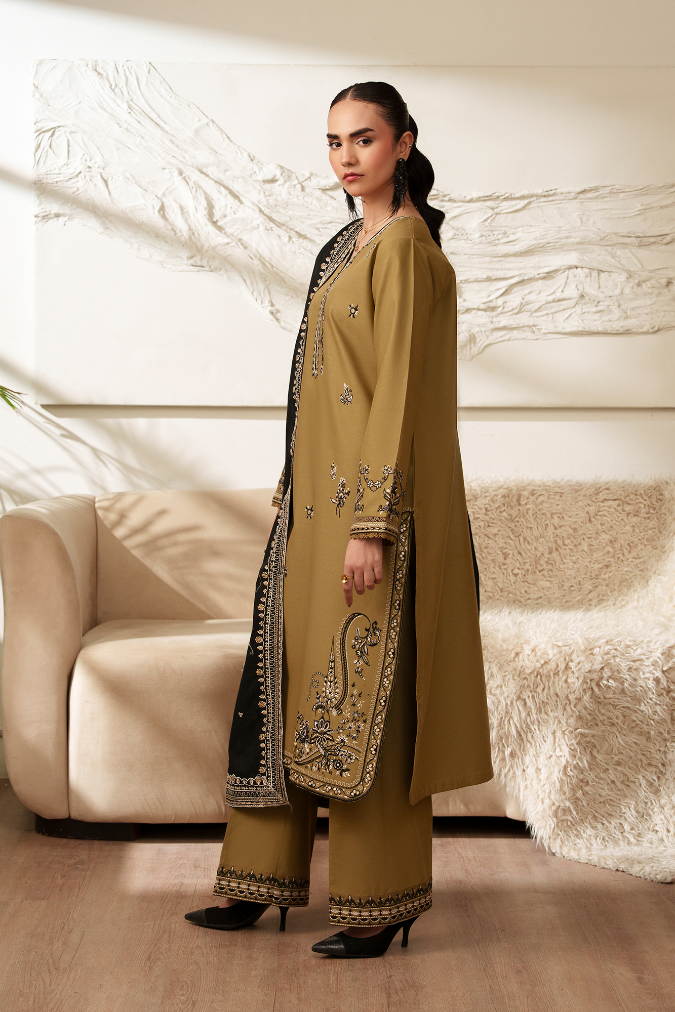Rajbari | Exclusive Pret | Ayla - Luxury Dress - available at Maria Faisal in UK and USA.