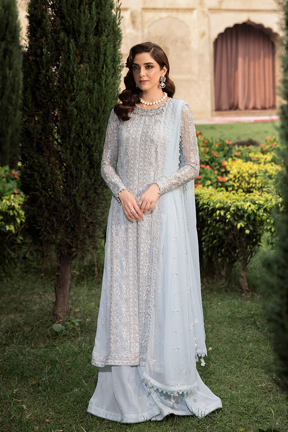 Azure | Luxe Formals | Ocean Sapphire - Ladies Clothes - Maria Faisal