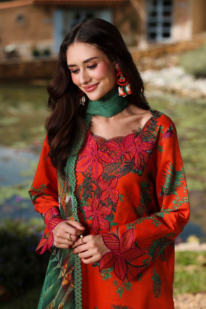 Rangrasiya | Lifestyle Summer 26 | Olivine - Luxury Dress - available at Maria Faisal in UK and USA.