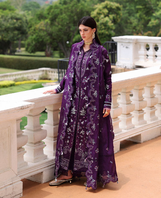 Republic Womenswear | Lilas Lawn 26 | Olyra - Luxury Dress - available at Maria Faisal in UK and USA.