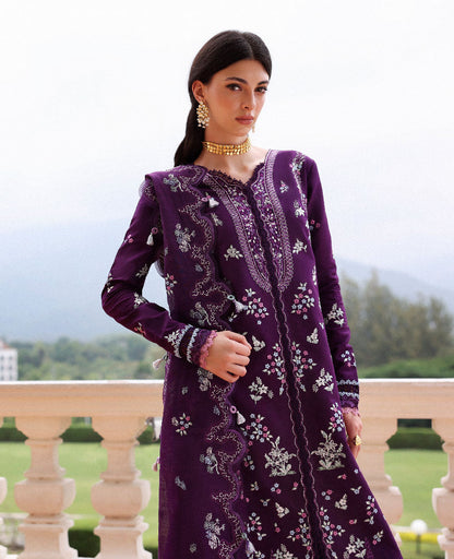 Republic Womenswear | Lilas Lawn 26 | Olyra - Luxury Dress - available at Maria Faisal in UK and USA.