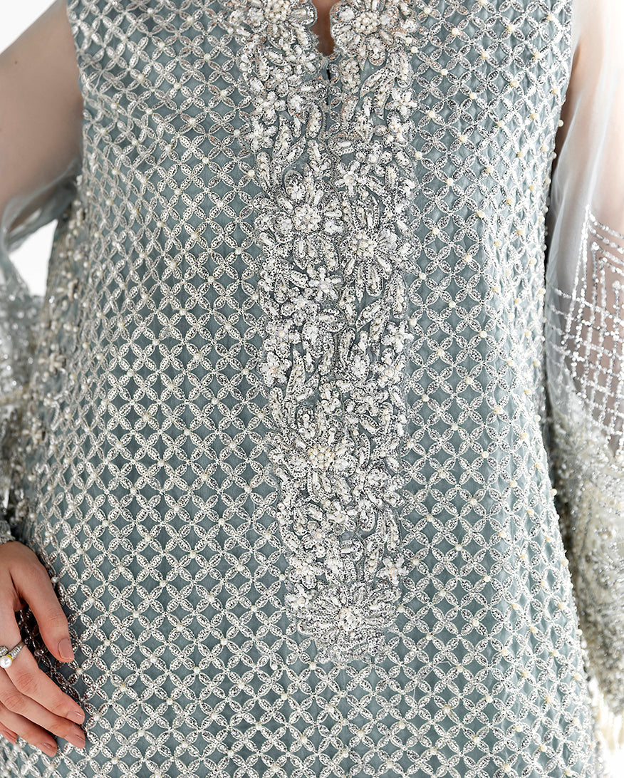 Mushq | Fleur Luxury Formals | Ondine - Formal Dress - available at Maria Faisal in UK and USA.