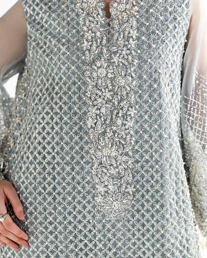 Mushq | Fleur Luxury Formals | Ondine - Formal Dress - available at Maria Faisal in UK and USA.