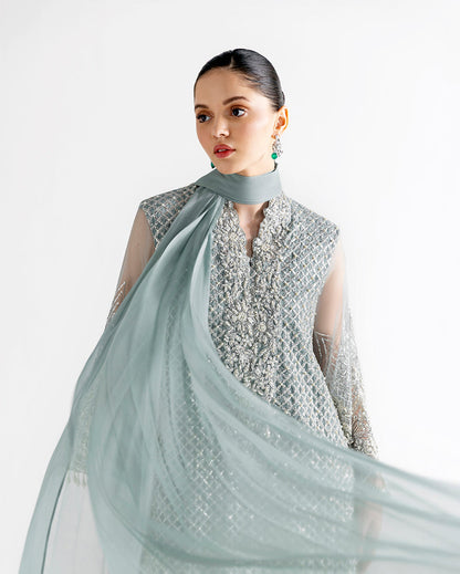 Mushq | Fleur Luxury Formals | Ondine - Formal Dress - available at Maria Faisal in UK and USA.