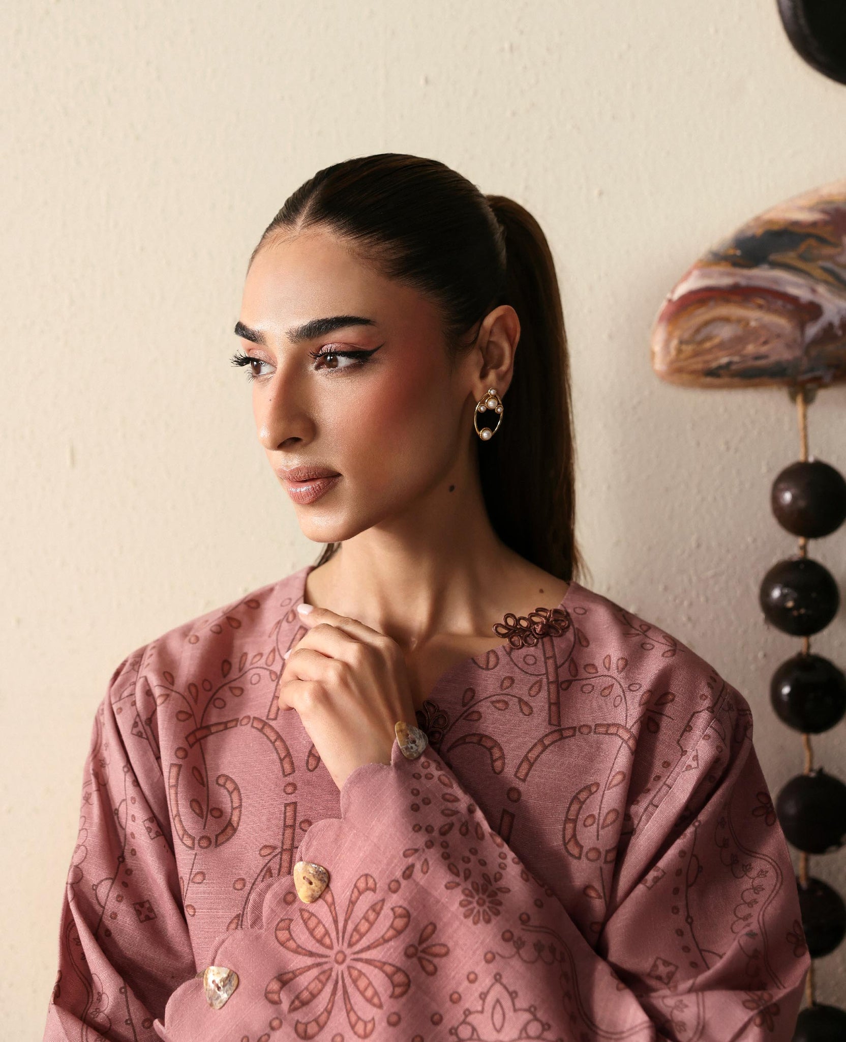 Republic Womenswear | Basics Winter 25 | Ondine - Casual Dress - available at Maria Faisal in UK and USA.