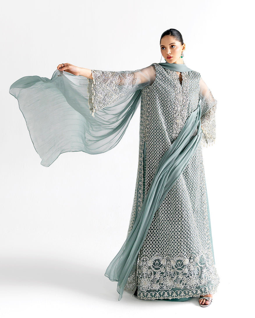 Mushq | Fleur Luxury Formals | Ondine - Formal Dress - available at Maria Faisal in UK and USA.