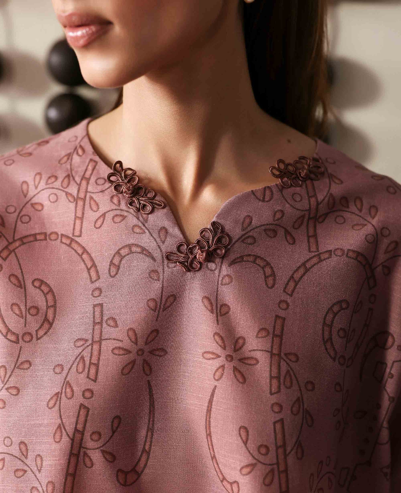 Republic Womenswear | Basics Winter 25 | Ondine - Casual Dress - available at Maria Faisal in UK and USA.