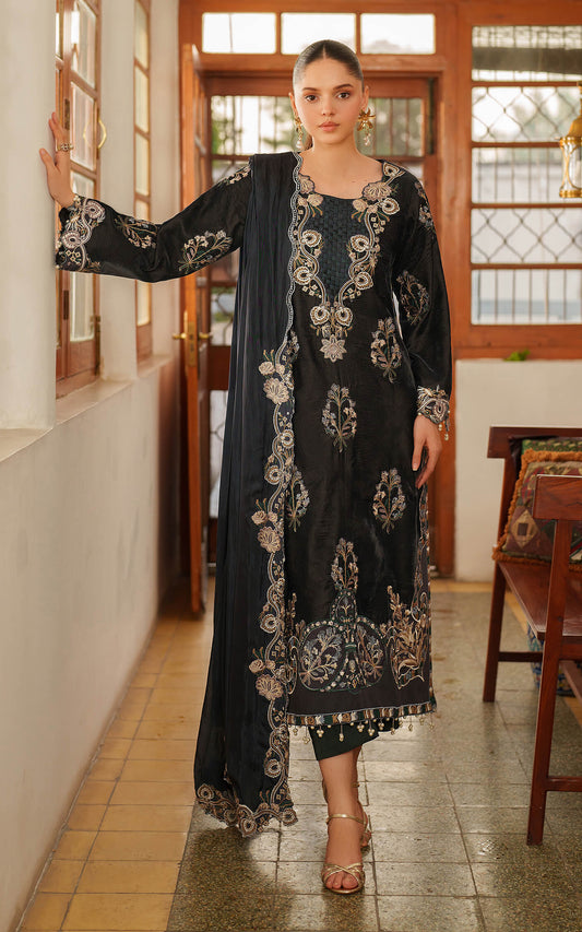 Asifa and Nabeel | Pashmina Luxe 25 | Opal LWC25-07 - Formal Dress - available at Maria Faisal in UK and USA.