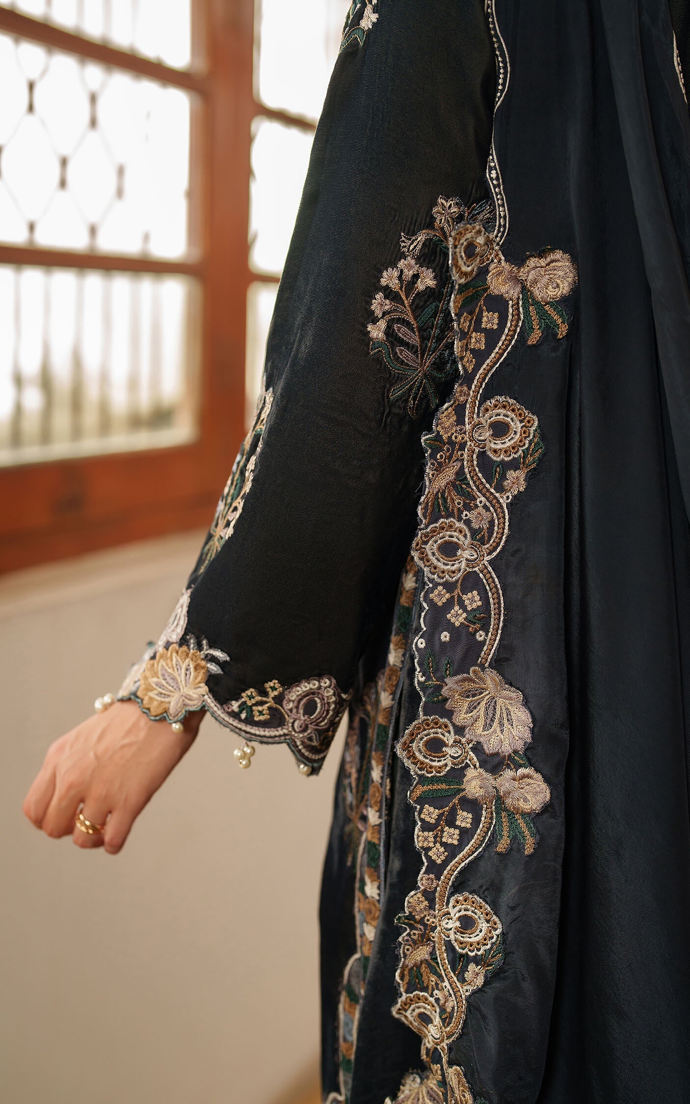 Asifa and Nabeel | Pashmina Luxe 25 | Opal LWC25-07 - Formal Dress - available at Maria Faisal in UK and USA.