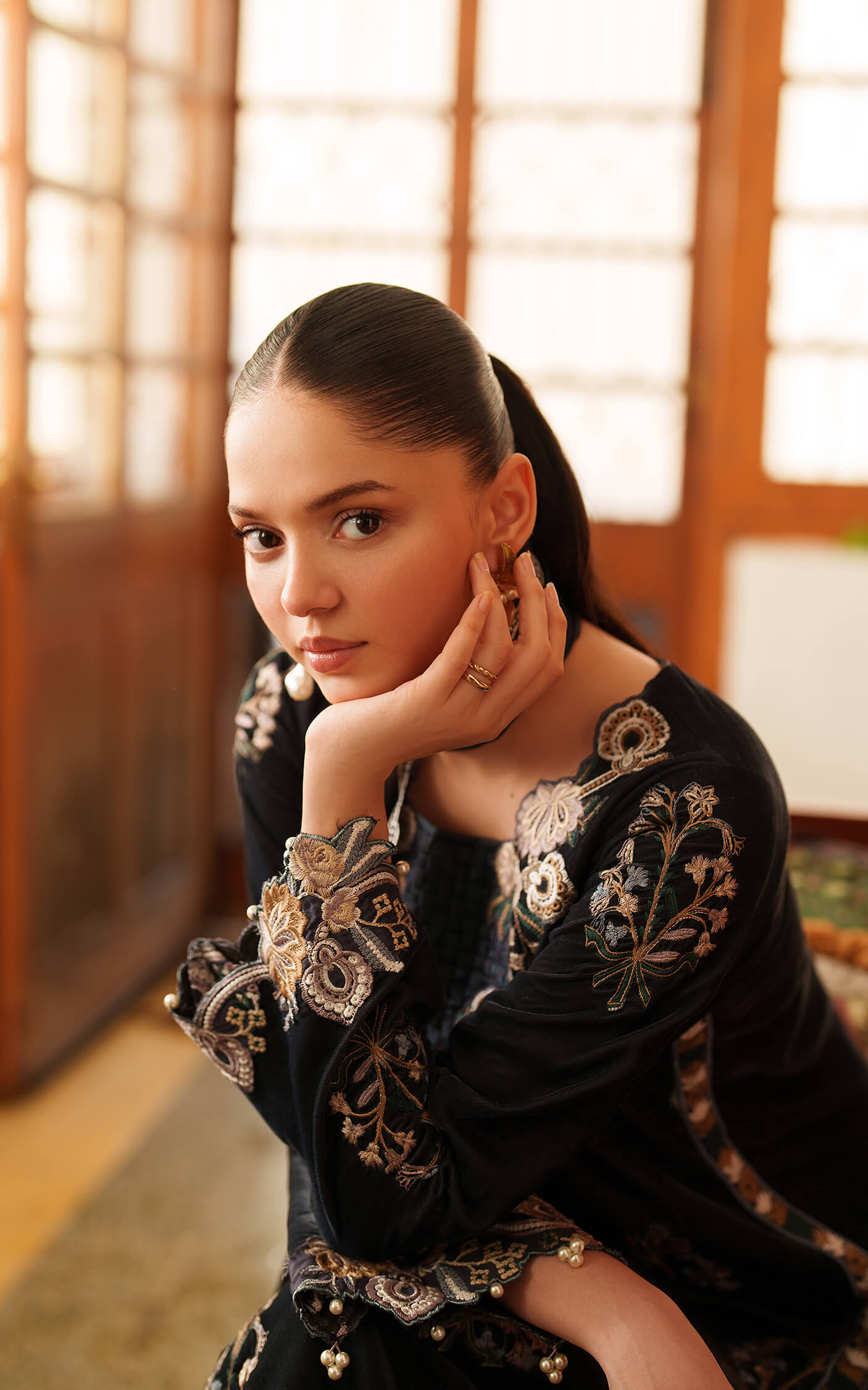 Asifa and Nabeel | Pashmina Luxe 25 | Opal LWC25-07 - Formal Dress - available at Maria Faisal in UK and USA.