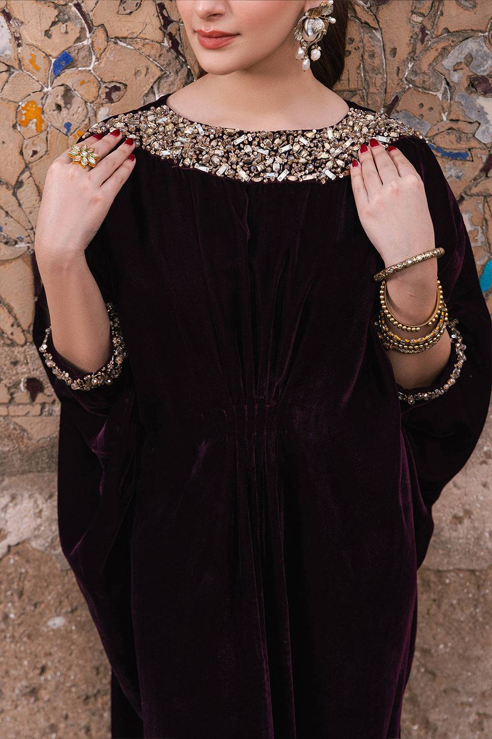 Azure | Vogue Formals | Opulent Rouge by Maria Faisal - Registered Vendor of : Azure - type : Ladies Clothes - 100% original wedding dresses