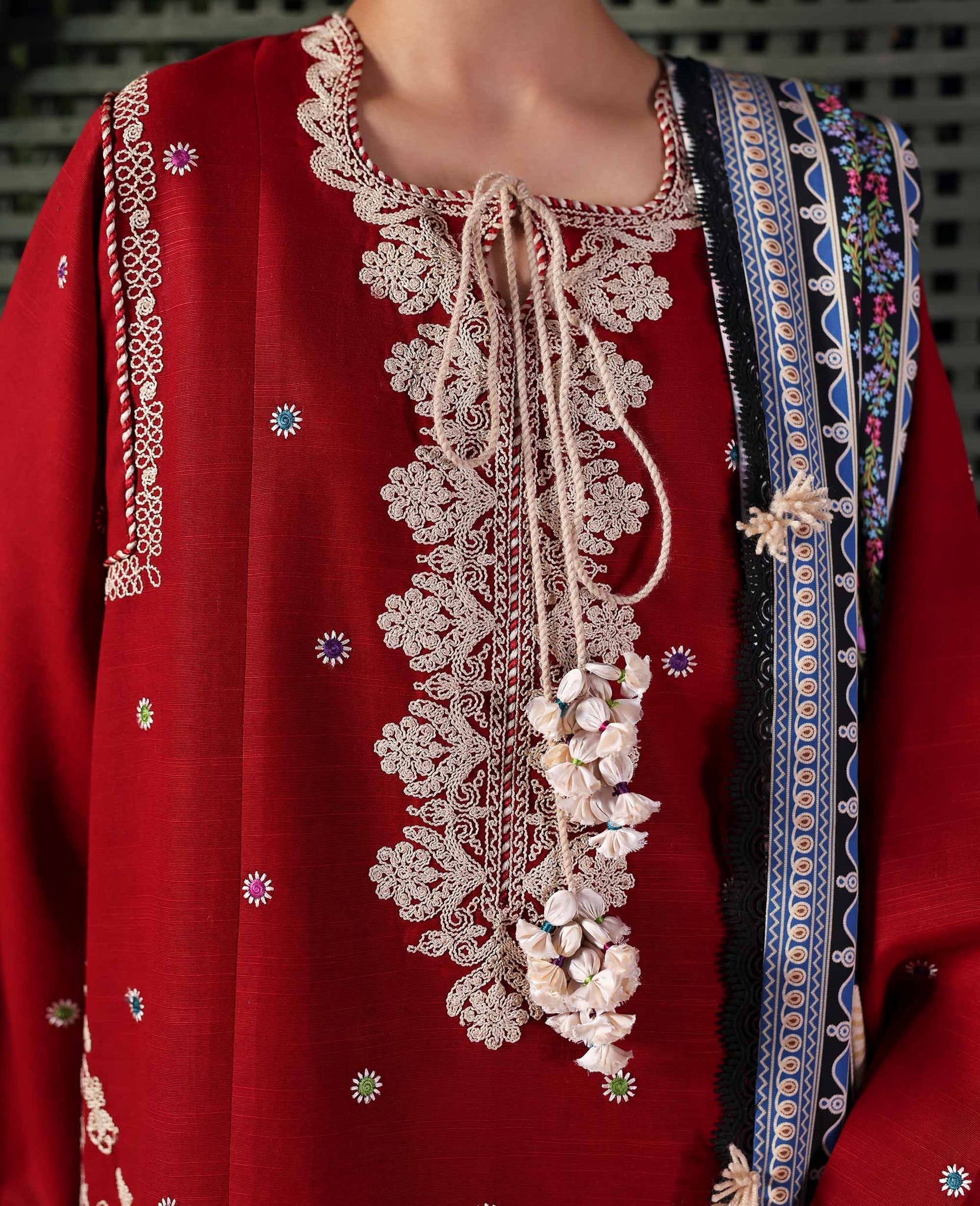 Orlena – authentic Pakistani dress from the Amaris Luxury Shawl 25 collection for women in the UK