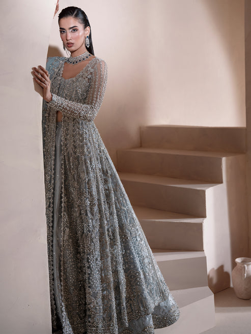 Epoque | Reve Luxury Formals | Ornee - Formal Dress - available at Maria Faisal in UK and USA.
