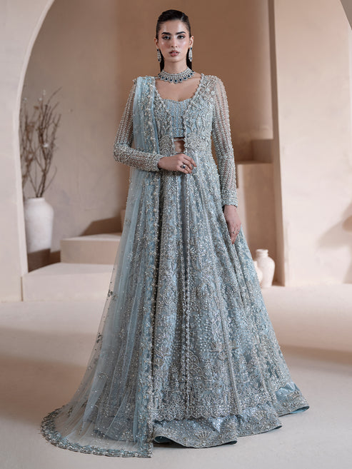 Epoque | Reve Luxury Formals | Ornee - Formal Dress - available at Maria Faisal in UK and USA.