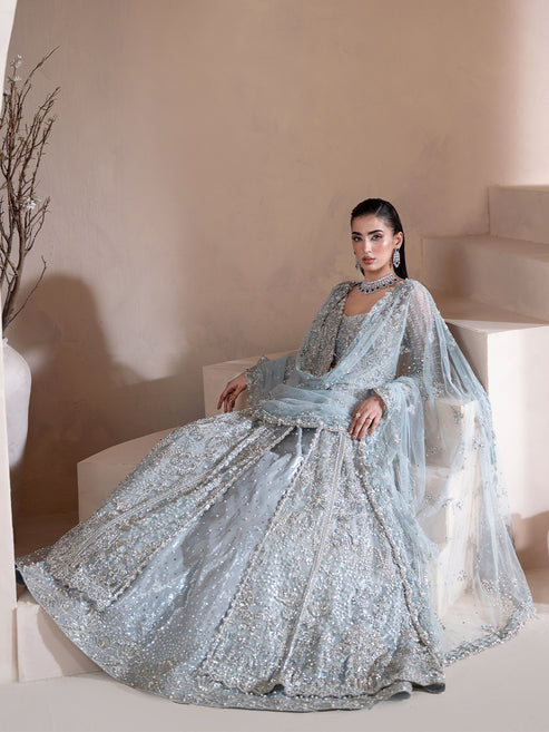 Epoque | Reve Luxury Formals | Ornee - Formal Dress - available at Maria Faisal in UK and USA.