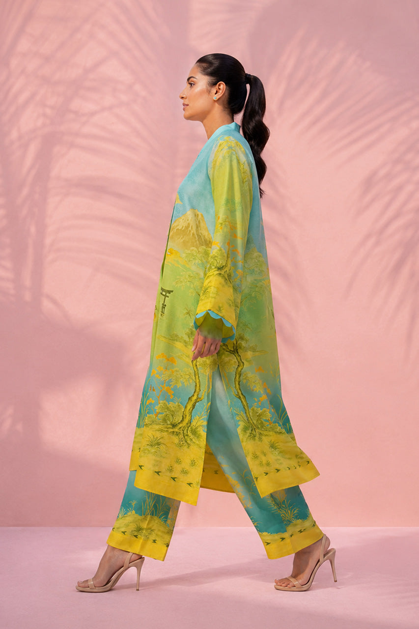 Sania Maskatiya | Summer Festive 26 | Yashal (B) - Luxury Dress - available at Maria Faisal in UK and USA.
