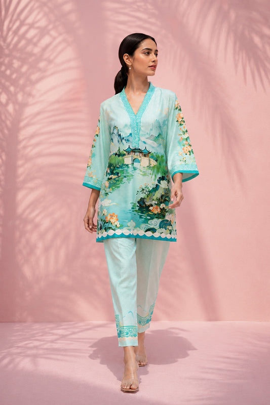 Sania Maskatiya | Summer Festive 26 | Eileen - Luxury Dress - available at Maria Faisal in UK and USA.