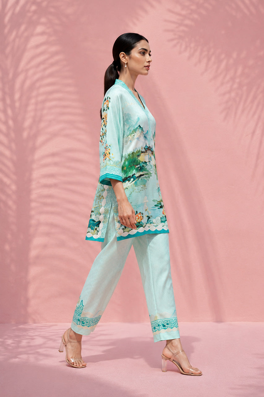 Sania Maskatiya | Summer Festive 26 | Eileen - Luxury Dress - available at Maria Faisal in UK and USA.