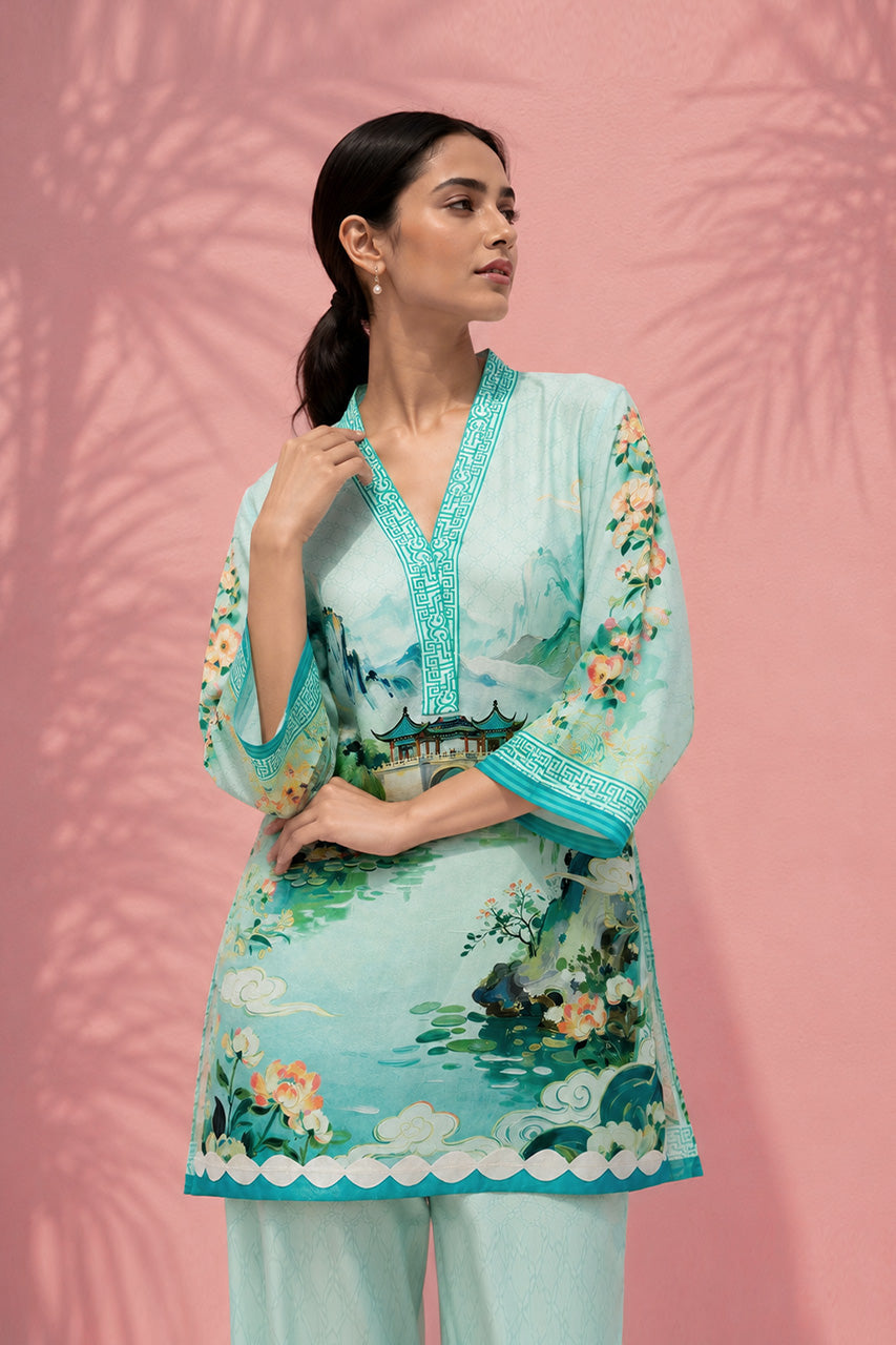 Sania Maskatiya | Summer Festive 26 | Eileen - Luxury Dress - available at Maria Faisal in UK and USA.