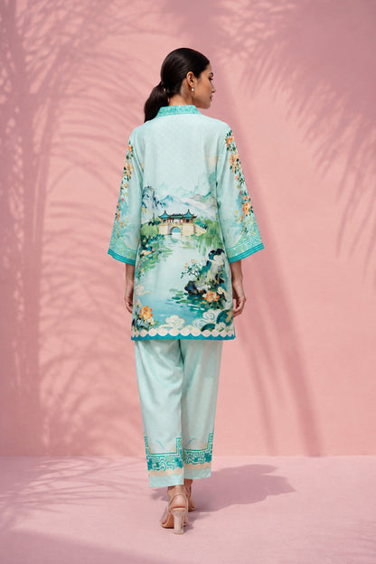 Sania Maskatiya | Summer Festive 26 | Eileen - Luxury Dress - available at Maria Faisal in UK and USA.