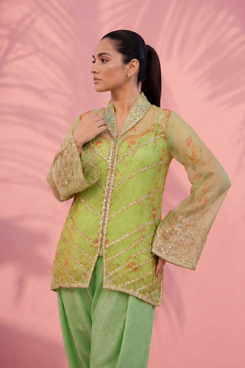 Sania Maskatiya | Summer Festive 26 | Alyana (B) - Luxury Dress - available at Maria Faisal in UK and USA.