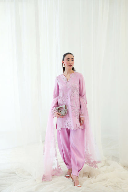 Saira Rizwan | Lael Silk Edit 26 | OVELIA-SRLC26-08 - Luxury Dress - available at Maria Faisal in UK and USA.