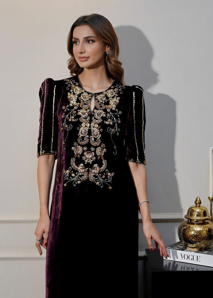 Mahum Asad | Voila Velvets | Jade - Ladies Clothes - Maria Faisal