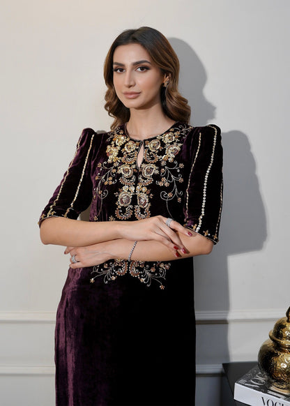 Mahum Asad | Voila Velvets | Jade - Ladies Clothes - Maria Faisal