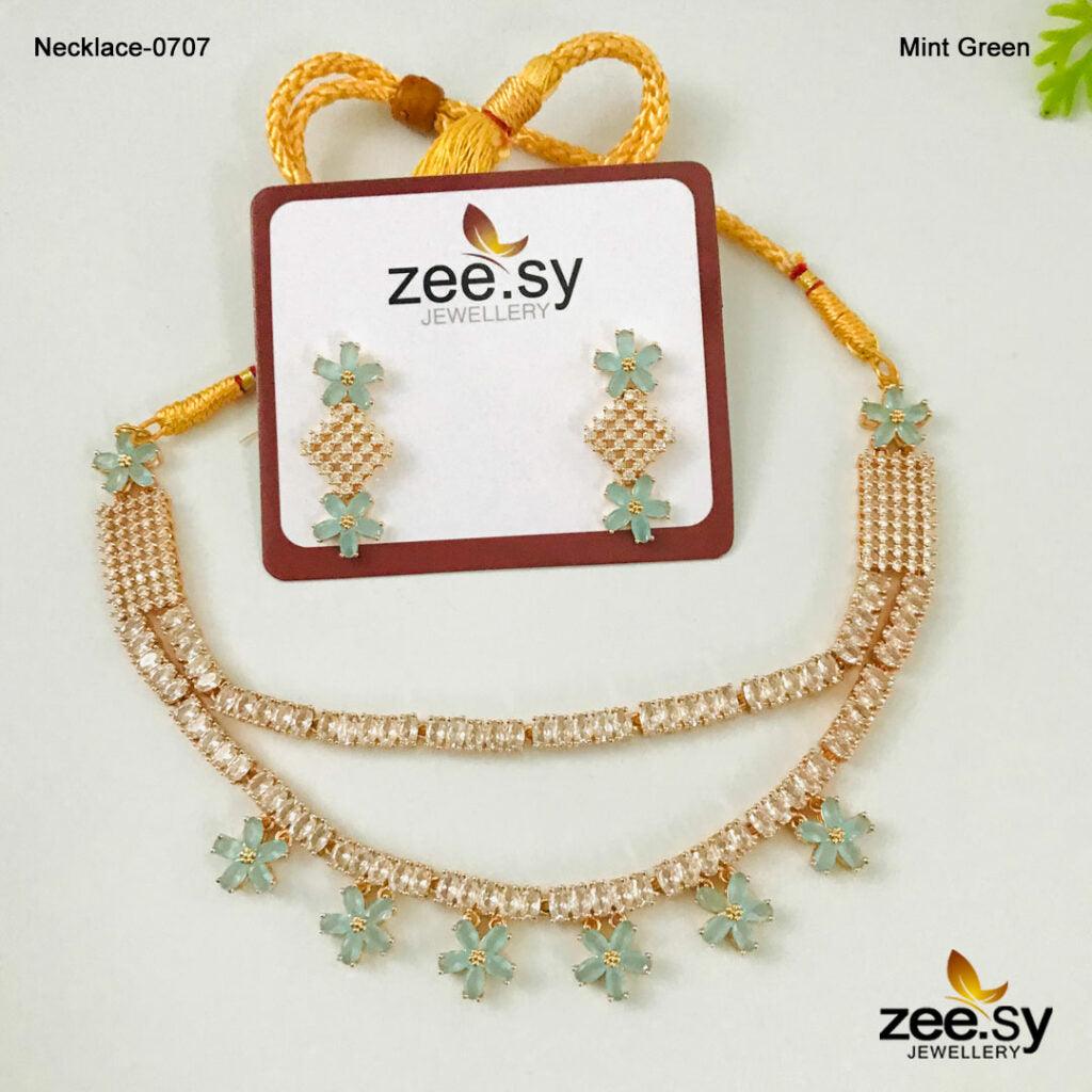 Party Wear Necklace-0707 - Necklace Sets 