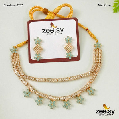 Party Wear Necklace-0707 - Necklace Sets 