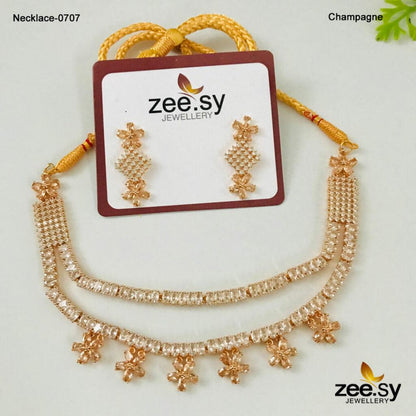 Party Wear Necklace-0707 - Necklace Sets 