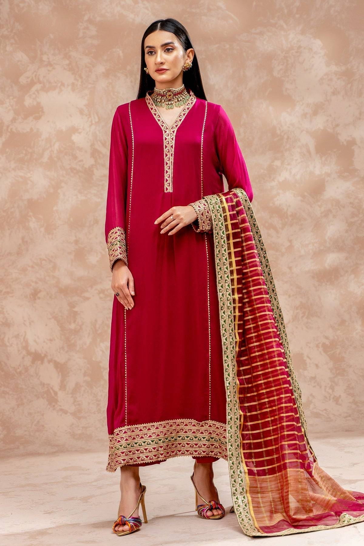 Charizma | Festive Pret | CMA 3-250 by Maria Faisal - Registered Vendor of : Charizma - type : Ladies Clothes - 100% original wedding dresses