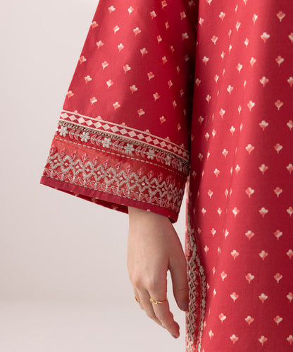 Sapphire | Intermix 2024 | Cambric Suit S-36 - Designer Dress with Intricate embroidery and embellishments. Shop elegent wedding dress at Maria Faisal.