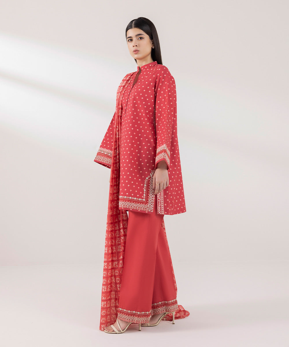 Sapphire | Intermix 2024 | Cambric Suit S-36 - Designer Dress with Intricate embroidery and embellishments. Shop elegent wedding dress at Maria Faisal.