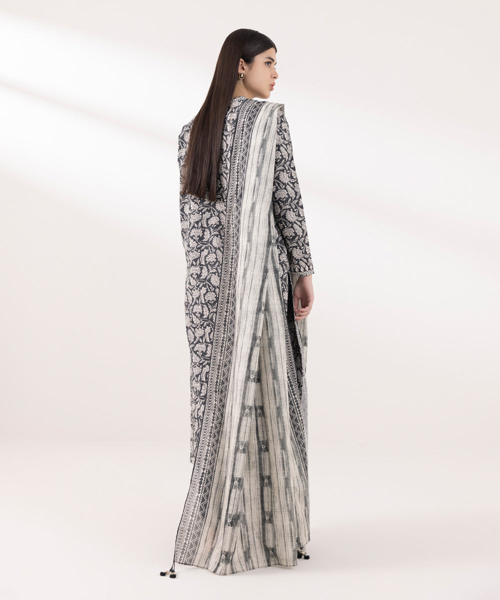 Sapphire | Intermix 2024 | Cambric Suit S-37 - Designer Dress with Intricate embroidery and embellishments. Shop elegent wedding dress at Maria Faisal.