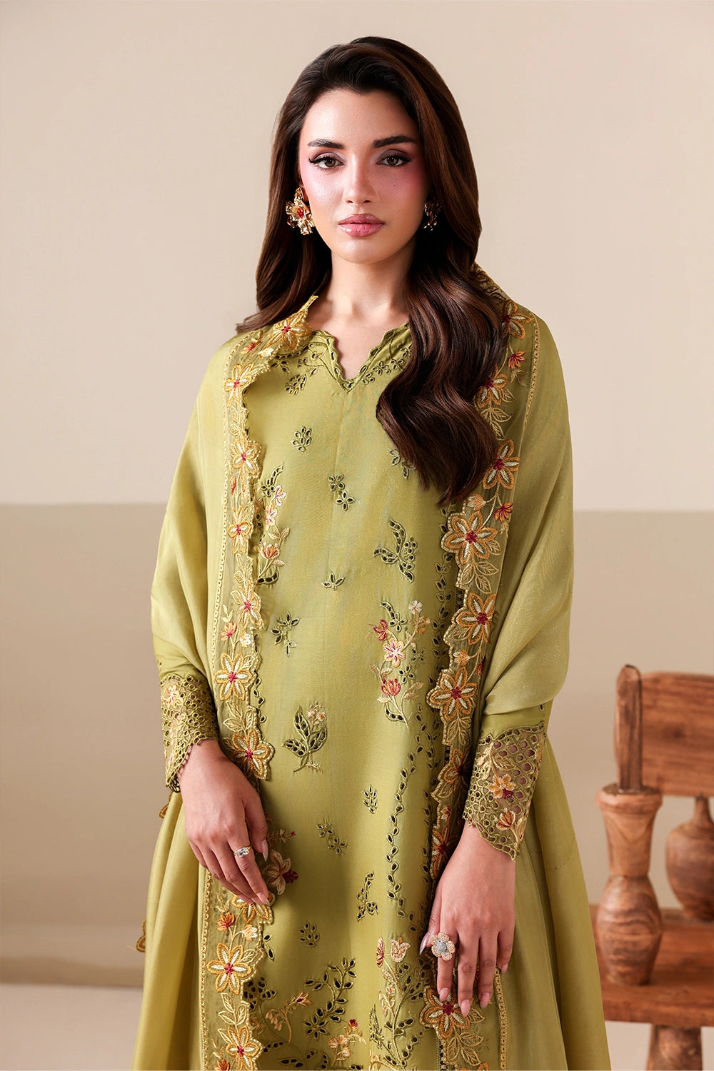 Azure | Luxury Lawn 26 | Petal Muse - Luxury Dress - available at Maria Faisal in UK and USA.